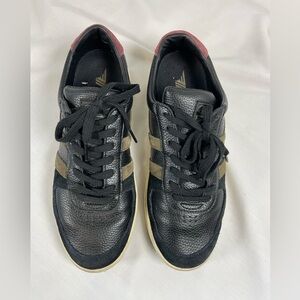 Gola Black Leather and Suede Sneakers Size 8